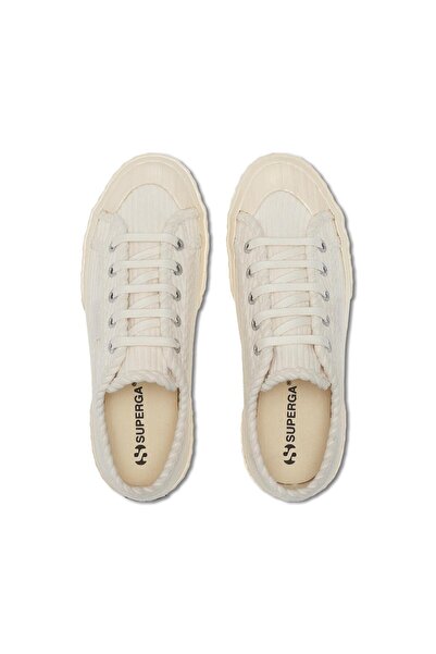 Superga 2630 Stripe Corduroy Unisex Beyaz Sneaker