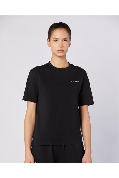Kappa Jendyna Kadın Siyah Regular Fit Tişört