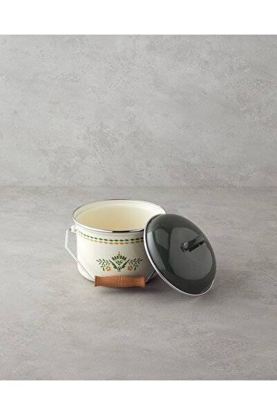 English Home Botanic Garden Enamel Bakraç 16 cm Green