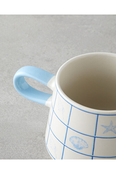 English Home Shellstone Stoneware Mug 340 ml Blue