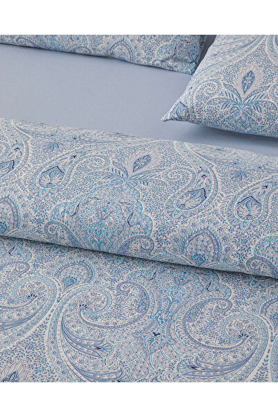 English Home Set cuvertură de pilota pentru o persoană din bumbac Boho Chic 160x220 cm Albastru