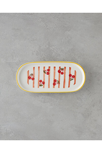 English Home Set de mic dejun din ceramică Cherry 14 articole pentru 6 persoane Roșu-Galben