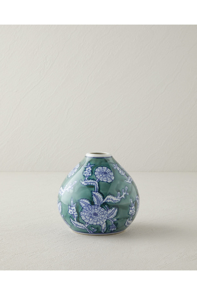 English Home Cannes Porcelain Vase 7.5 cm Blue