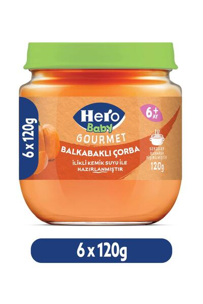 Hero Baby Gourmet Balkabaklı Kavanoz Mama 120g x6