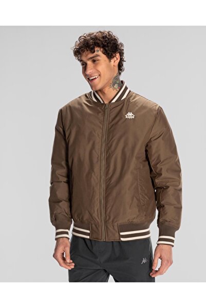 Kappa Authentic Gomin Erkek Haki Comfort Fit Bomber Ceket