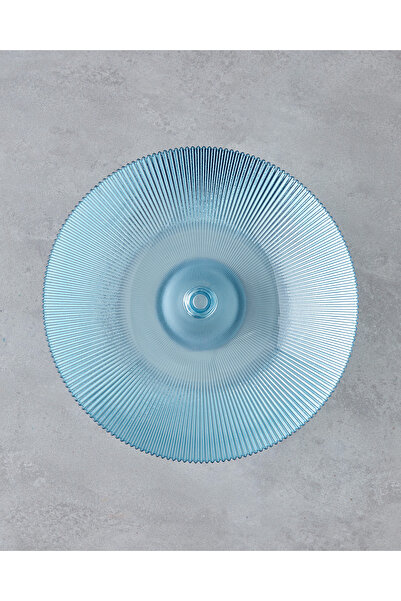 English Home Aqualuxe Cam Sunumluk 30 cm Mavi