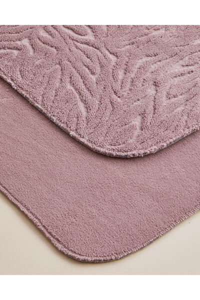 English Home Σετ Χαλάκι Μπάνιου Strala 60x100 cm + 50x60 cm Dusty Rose