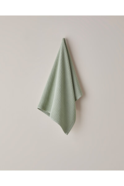 English Home Смугаста бавовняна рушник для обличчя 50x70 см Хакі