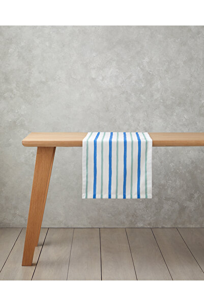 English Home Coastline Polyester Runner 40x140 cm Mavi - Yeşil