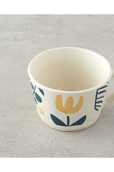 English Home Sun Time Stoneware Mug 220 ml Yellow-Green