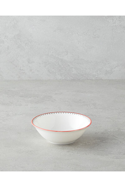 English Home Whircal Bone Porselen Kase 14 cm Kırmızı - Yeşil