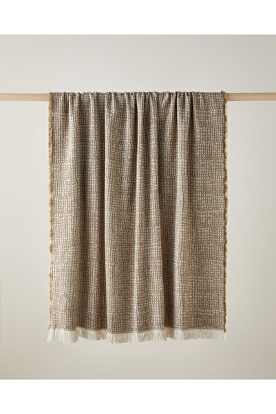 English Home Zoey Koltuk Şalı 140x170 cm Bej