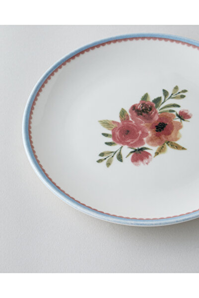 English Home Lilya Porselen 6'lı Pasta Tabağı 19 cm Renkli