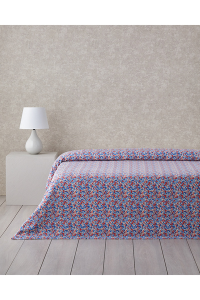 English Home Blue 200X220 cm Double Flower Blast Cotton Pike