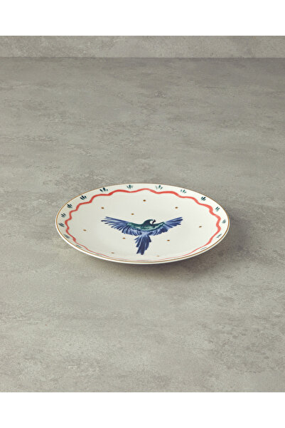 English Home Carnival Phenix Bone Porselen Pasta Tabağı 20 cm Mavi-yeşil