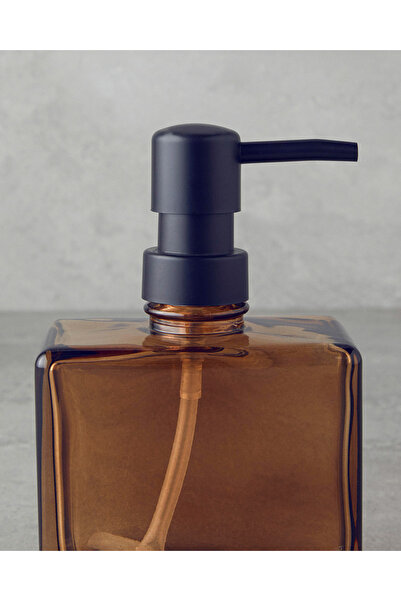 English Home Myla Cam Banyo Sıvı Sabunluk Amber