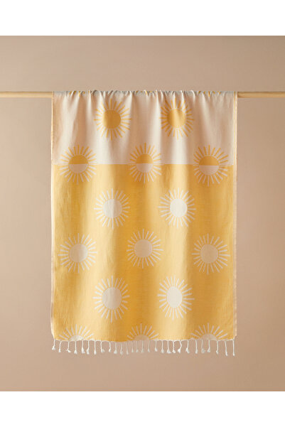 English Home Vina Pamuklu Peştamal 90x150 cm Sarı