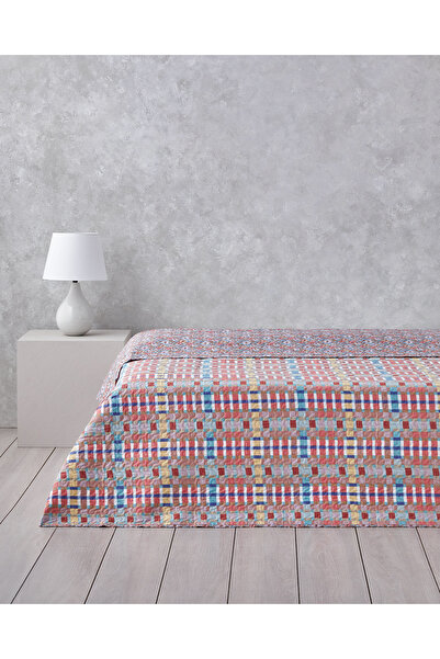 English Home Ruby Blossom Çift Kişilik Çok Amaçlı Örtü 200x220 cm Kırmızı