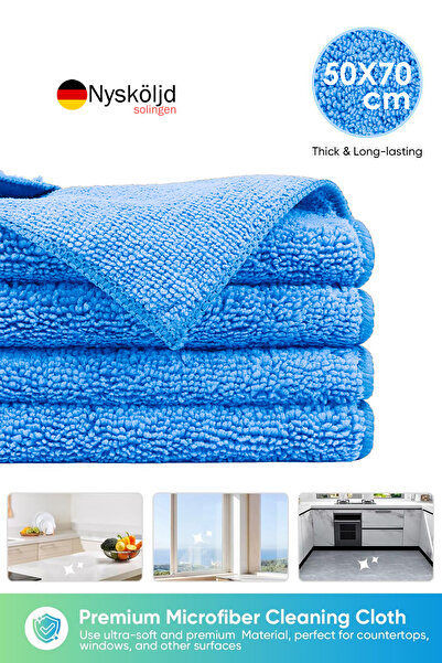 Nysköljd Mikrofiber yer bezi Temizlik Bezi 50*70 Cm Leke Tutmaz Koku Yapmaz