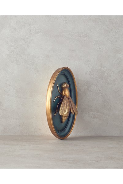 English Home Fly Polyresin Duvar Aksesuarı Yağ Yeşili