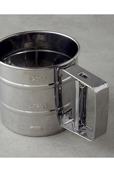 English Home Rowena Paslanmaz Çelik Un Eleği Mutfak Gereci 10 cm Gri