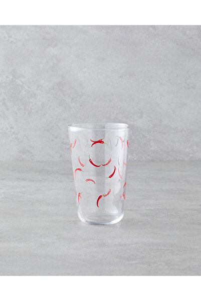 English Home Red Pepper Glass Set of 3 400 ml Glasses
