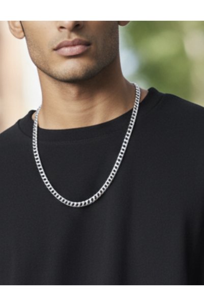 Lunays Stainless Steel Barley Model Unisex Chain 3 ml