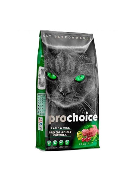 ProChoice Pro Choice Pro 36 Kuzu Pirinçli Yetişkin Kedi Maması 15 Kg