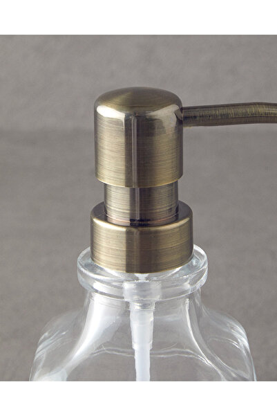 English Home Polina Cam Banyo Sıvı Sabunluk Şeffaf