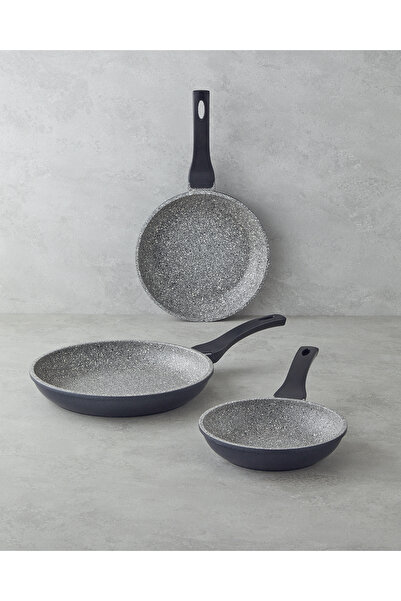 English Home Set de tigăi Costa Nuovo Premium 3 piese 20-24-28 cm gri