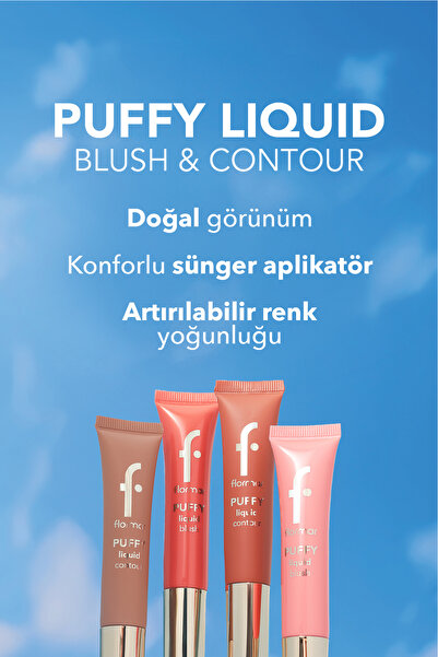 Flormar Puffy Liquid Hafif Yapılı & Sünger Aplikatörlü Likit Kontür- 001 Amber- 8682536093804