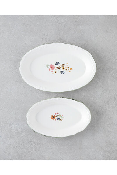 English Home Botanic Porselen Kahvaltı Takımı 20 Parça 6 Kişilik Renkli