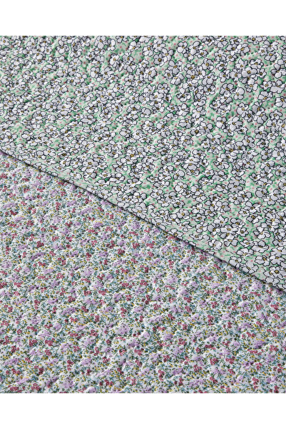 English Home Crispy Garden Çift Kişilik Çok Amaçlı Örtü 200x220 cm Pembe