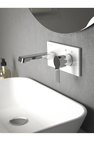 TESKA Quasar Chrome Built-In Sink Faucet