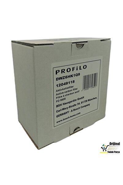 Profilo DVK6J429/01 Davlumbaz Karbon Filtre 12049118 DWZ6HK1Q9 2li 1Takım Bacasız Aspiratör Kömür Filtresi