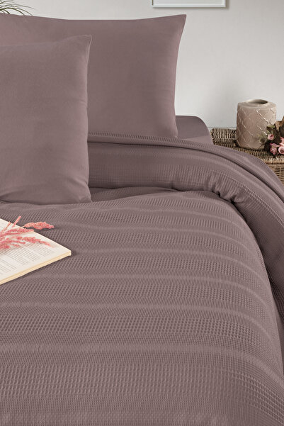 evdehome غطاء سرير فردي من القطن الناعم بدون وسادة مقاس 160×230