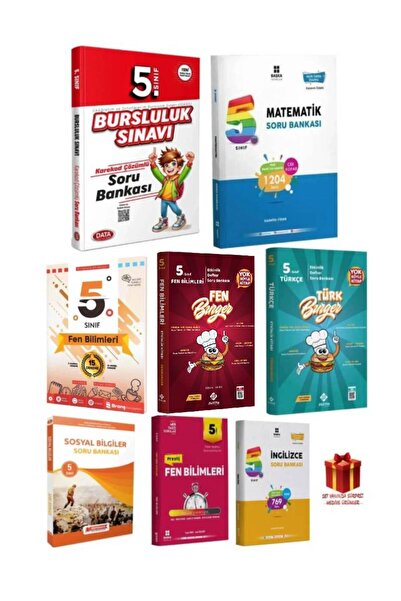 Data Yayınları 2025 5. Sınıf Bursluluk Sınavı Soru Bankası Mat Sb Denemeler S...
