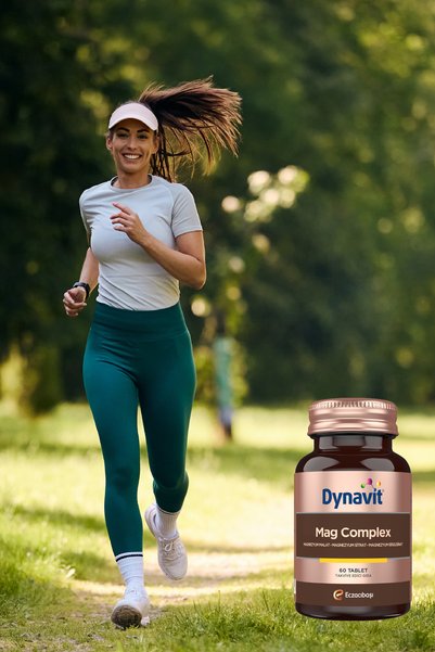 Dynavit Mag Complex 60 Tab X2 – 200Mg Magnesium Complex 3-Compound (Malate-Citrate-Bisglycinate)-Muscle&Bone&Energy