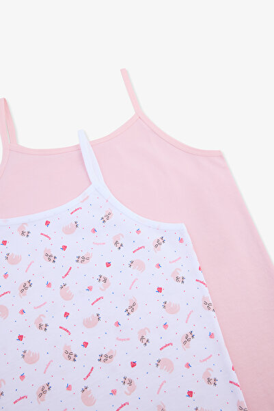 Penti Kız Çocuk Meowberry Çok Renkli 2li Atlet