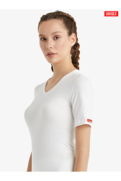 Blackspade Unisex Θερμικό T-Shirt 2ο Επίπεδο 1263 - Λευκό