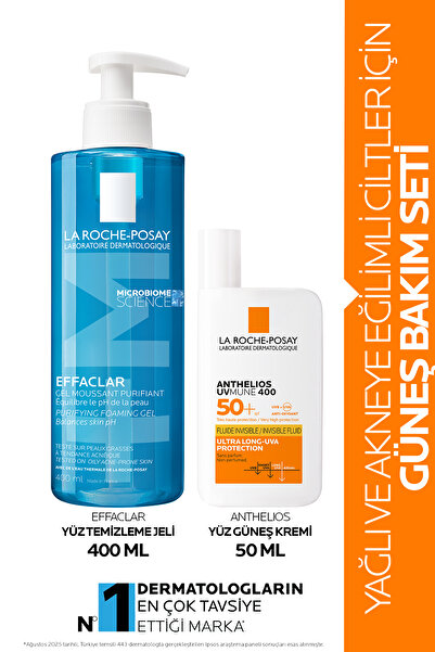 La Roche Posay Yağlı ve Akneye Eğilimli Ciltler için Güneş Bakım Seti