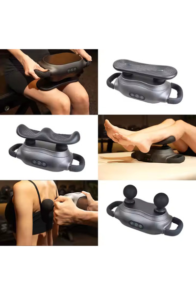 ROBX S810 Yüksek Titreşimli Çift Başlı Darbeli Kas Gevşetici Vücut Masaj Aleti