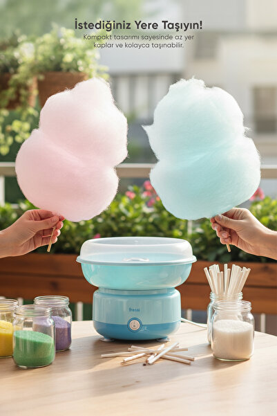 Fressi Çelik Hazneli 500W Pamuk Şeker Makinesi FR-PM01 CottoFun