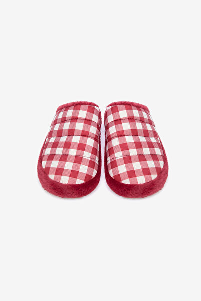 Penti Κόκκινες κόκκινες παντόφλες Gingham
