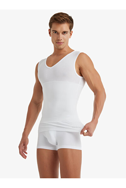 Blackspade White Men's Corset Athlete - 9208