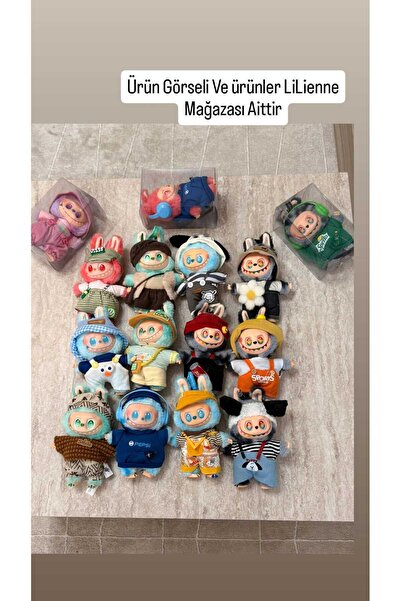 Pop Mart Labubu LİLİENNE Labubu Peluş Bebek Anahtatlık Karışık Gelmektdir