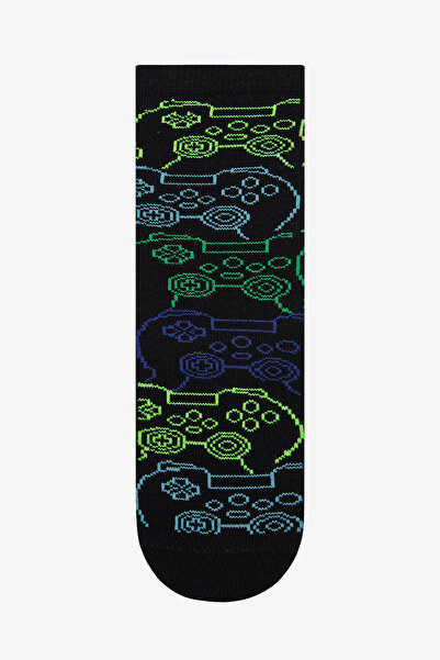 Penti Геймърски черни чорапи от 4 части за момче