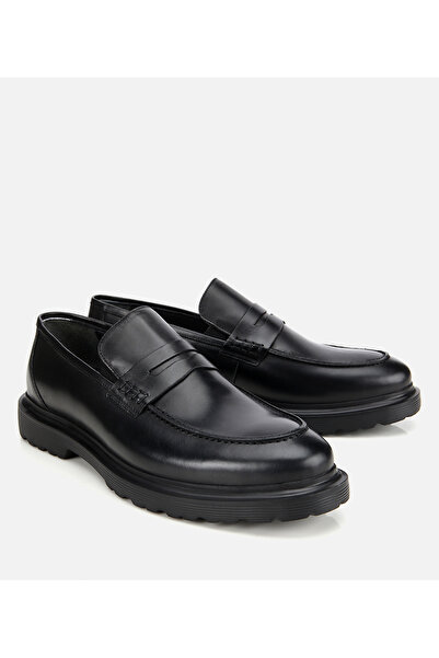 Hotiç Erkek Deri Siyah Klasik Loafer