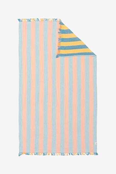 Barine Striped Gauze Pamuk Peştamal Mint 90x175