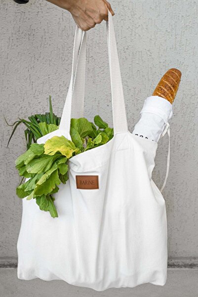 Barine Ecru Tote Bag - 54X43